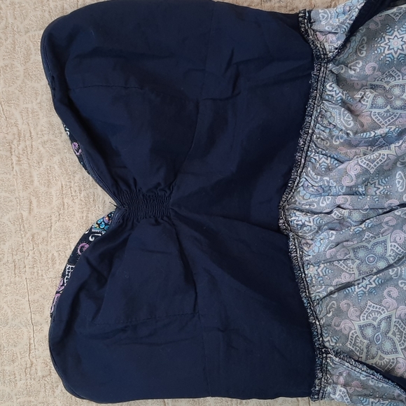 Kismet strapless summer dress paisley inspired size medium - Picture 7 of 11